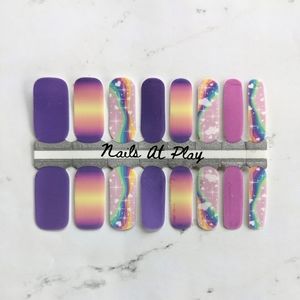 5 for $15 Nail Wraps- Unicorn Candy